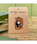 Bridget Farmer | Enamel Pin | Mad About Magpies
